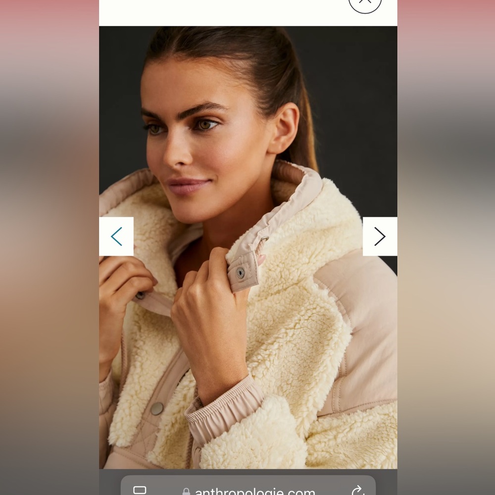 Pullover Sherpa Jacket Daily Practice - image 3